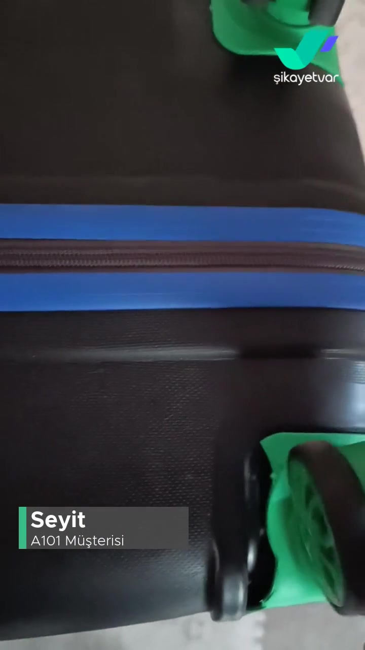 A101 Büyük Boy Valiz Tekerlek Çatlak Ve Kırık Var! videonun kapak resmi