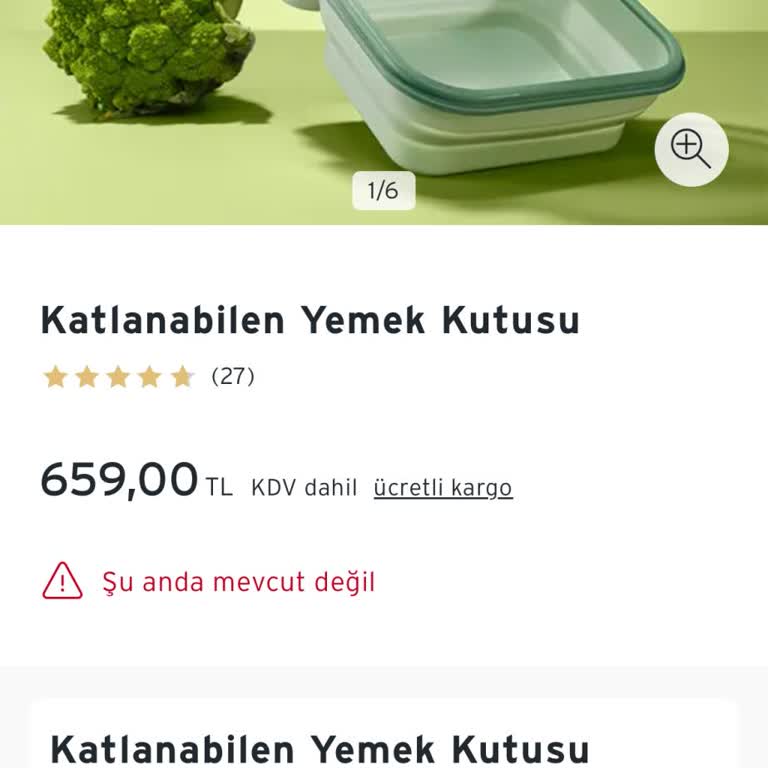Tchibo Yemek Kutusu Yemeği Plastik Kokutuyor