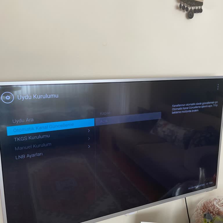 PHILIPS TV Philips Android TV Otomatik Kanal Güncellemesi Kapatma