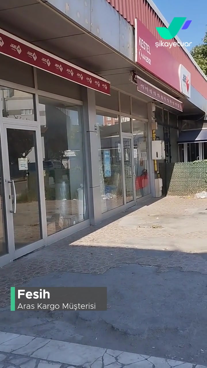 Aras Kargo Erken Saatte Şube Kapalı! videonun kapak resmi