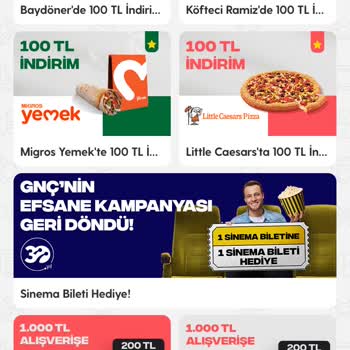 Köfteci Ramiz GNC Turkcell İndirim Kodlarını Kabul Etmiyor