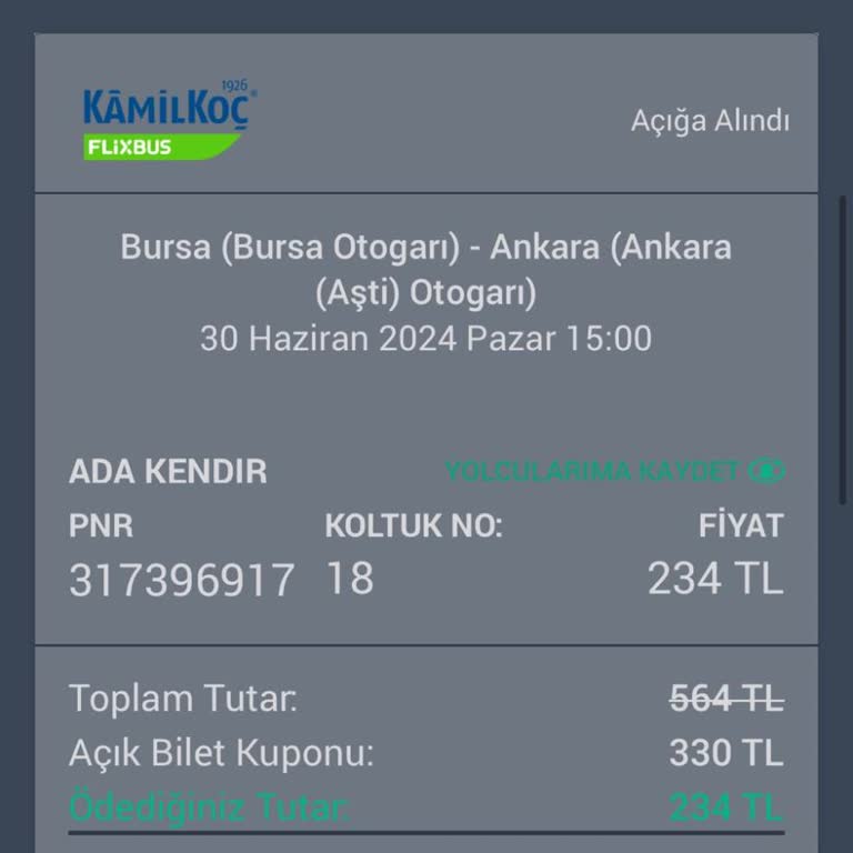 Obilet İade Sorunu Yaşıyorum