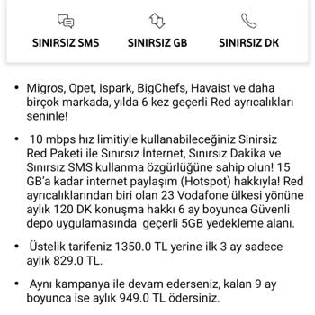 Vodafone Size Özel Sınırsız İndirimli Tarife Sunacağız Dediler Sunmadılar
