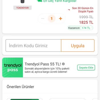 Trendyol Zam Gelince Yanlış Ürün Gönderdiler. Değişim İstedim Ürün Yok Dediler.