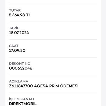 Akbank Agesa Poliçe İptal Edilmesini İstiyorum