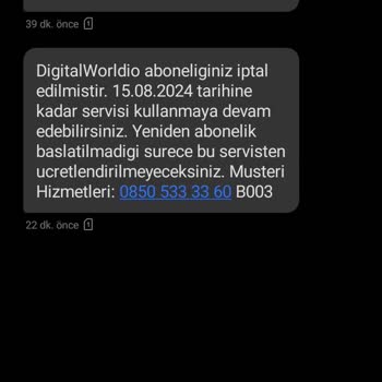 Vizyon Elektronik Para Ücretin Faturama Yansıtılmadan İadesini İstiyorum