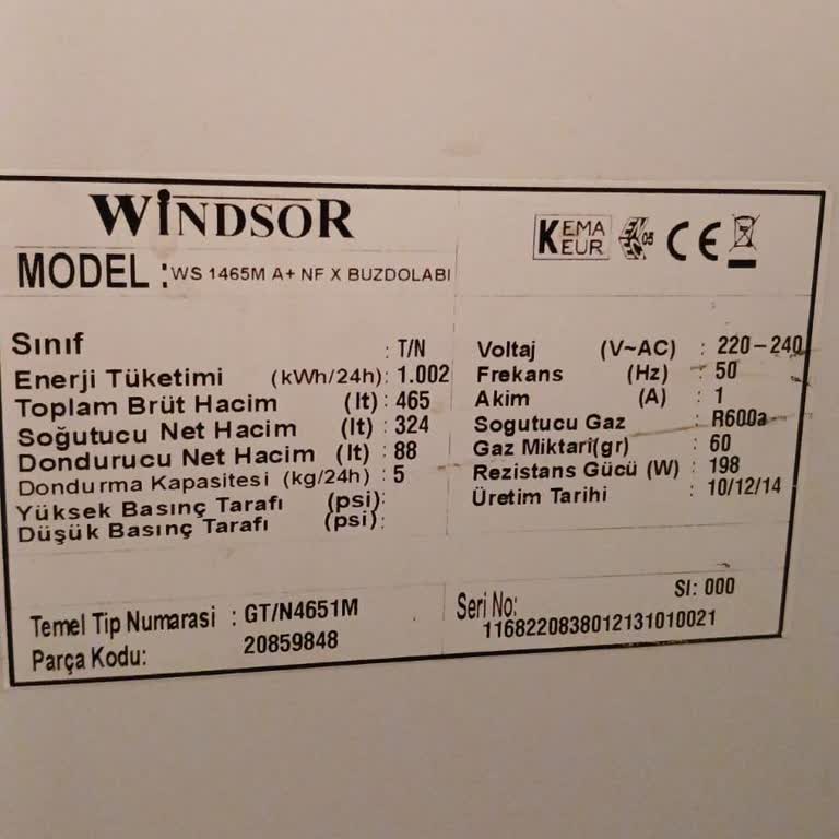Windsor Vestel 10 Yıllı Geçmemiş Üründe Yedek Parça Temin Edemiyor