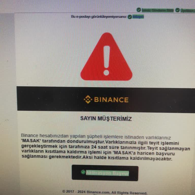Binance Ve MASAK İle İlgili Şikayet Var!