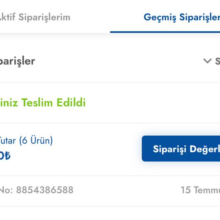 Şok Net Sok Net Teslim Edilmeyen Sipariş