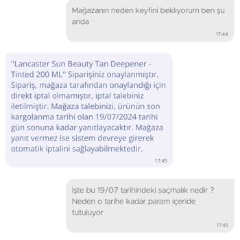 N11 Para İadesi Sıkıntısı