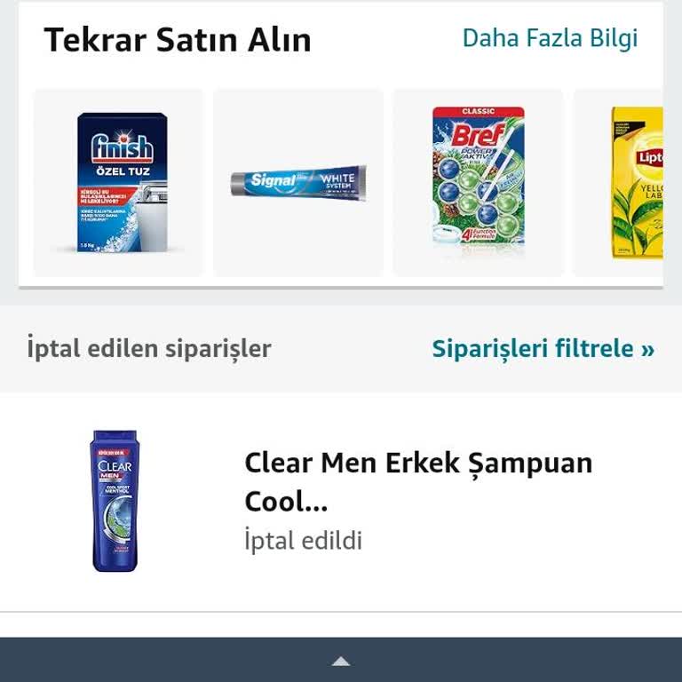 Amazon İptal Edilen Gönderilmeyen Sipariş
