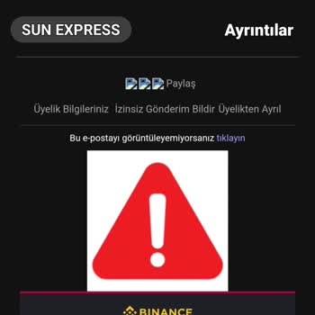 Binance MASAK Hesaplarınız Dolduruldu Mesajı