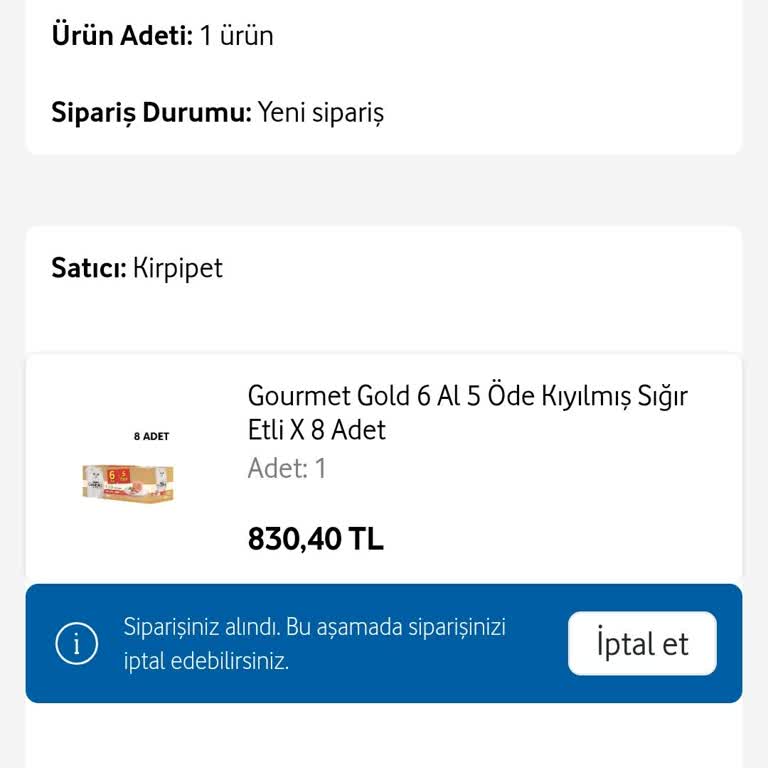 Vodafone Her Şey Yanımda Bir Mama İçin 40 Gündür Mağdur Ediyor.