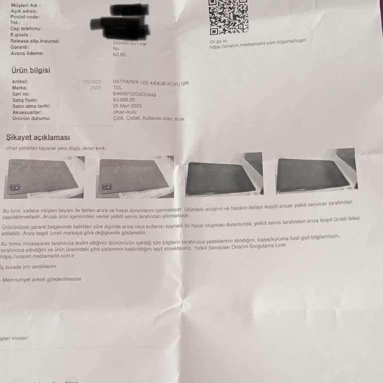 Media Markt Sattığı Ve Sigortaladığı Ürünün Arkasında Değil