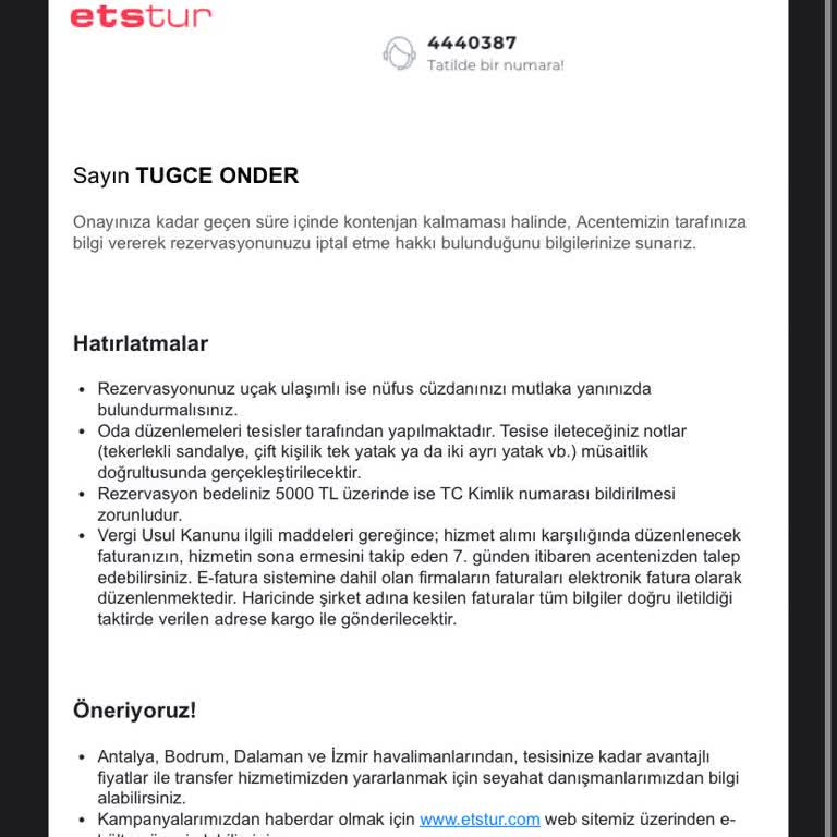 ETS Tur Büyük Pişmanlık