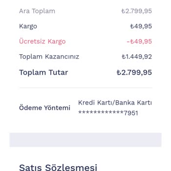 Penti Paramı İade Etmedi