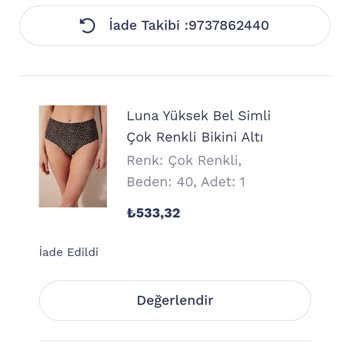 Penti Paramı İade Etmedi