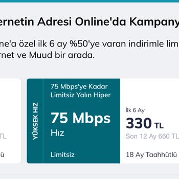 Türk Telekom Ev İnterneti Tarife Değişikliği Yararlanamamak.