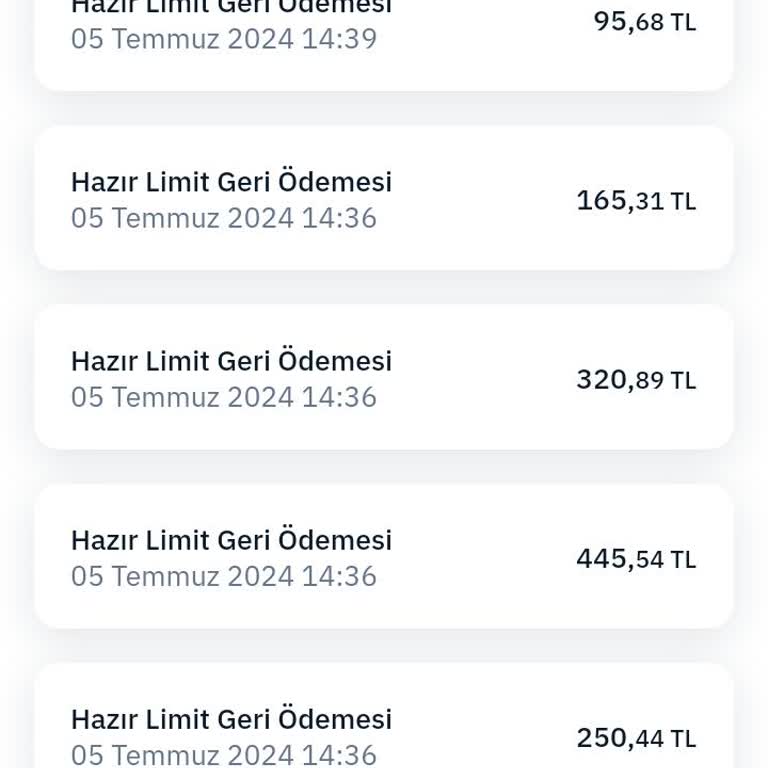 MoneyPay Hazır Limit Problemi