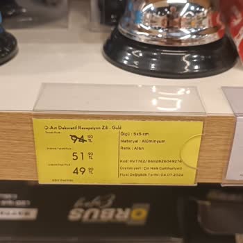 Evidea Davranış Kötü Raf Ve Kasa Fiyatı Uyuşmuyor