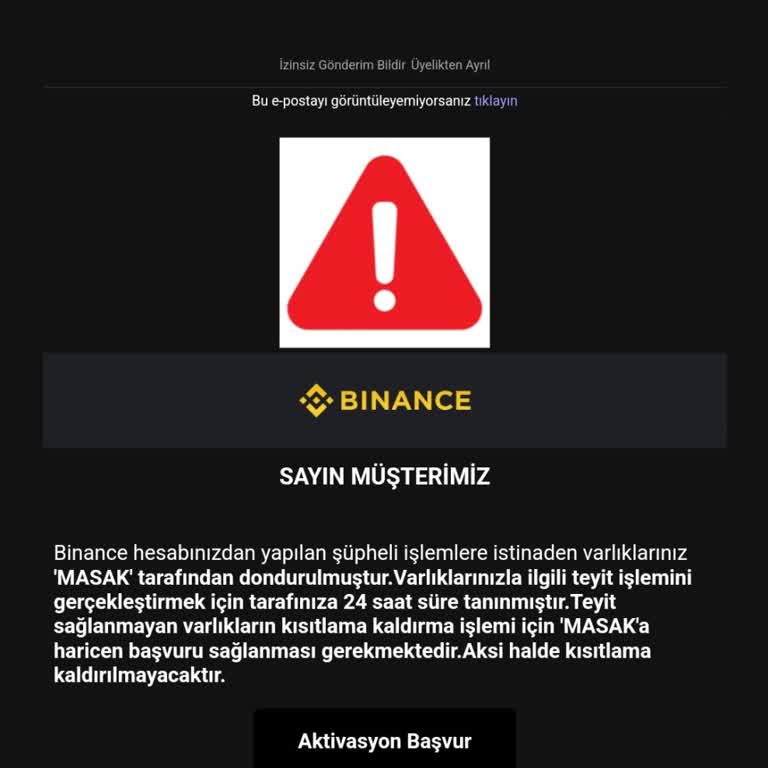 Finans Kuruluşları Adıyla Dolandırıcılık Dolandırıcı İçerik Bildirimi