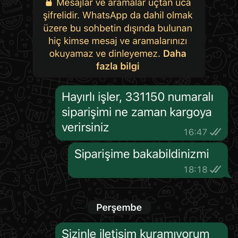 Perde.com Dan Gerçekleşemeyen Alışveriş.