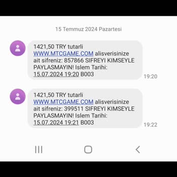 MTCGAME Kredi Kartımdan İzinsiz Para Çekilmesi