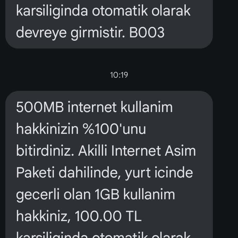 Vodafone İzinsiz Paket Yüklemesi