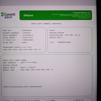 Garanti BBVA Borçlarımı Kapattığım Halde Kart Borcu Kesti