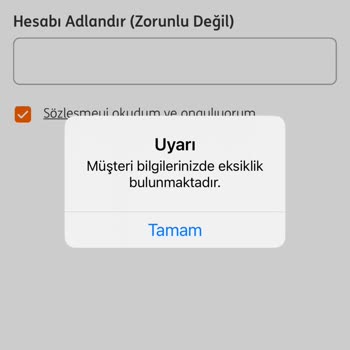 ING Çözülemeyen Hesap Açma