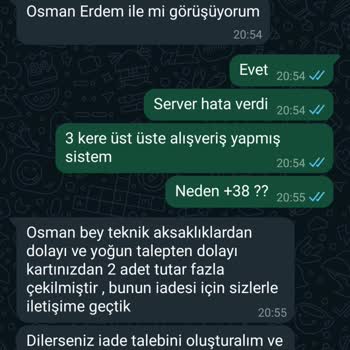 A101 Kartımdan Üç Kez Para Çekildi