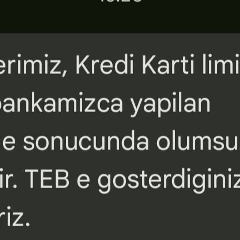 TEB Bankası'nın Nakit Avans Kampanyasında Limit Sorunu