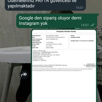 Maliav Butik (instagram: maliavdesign) Güvenilir Olmayan Alışveriş Deneyimi