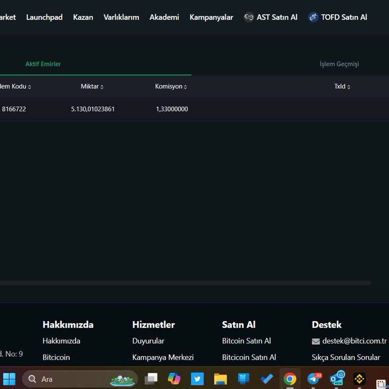 Bitci Bitçi USDT Çekimi Gerçekleştirmiyor