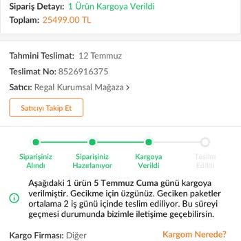 Trendyol Teslim Edilmeyen Ürün