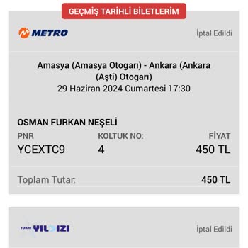 Metro Turizm İade Yatırmadı 15 Gün Geçti