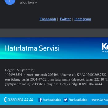 TÜRKSAT Kablo Net Hizmeti (hizmetsizliği )