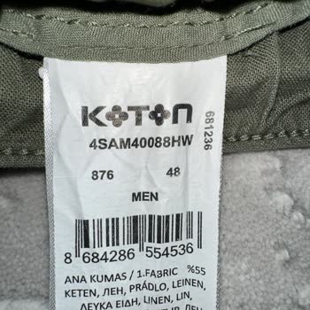 Koton Keten Pantolon Ağarması