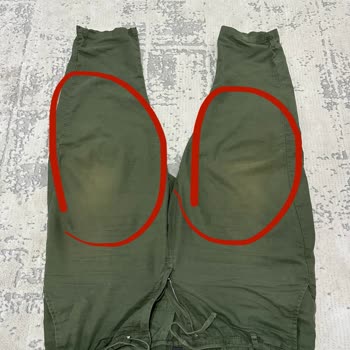 Koton Keten Pantolon Ağarması