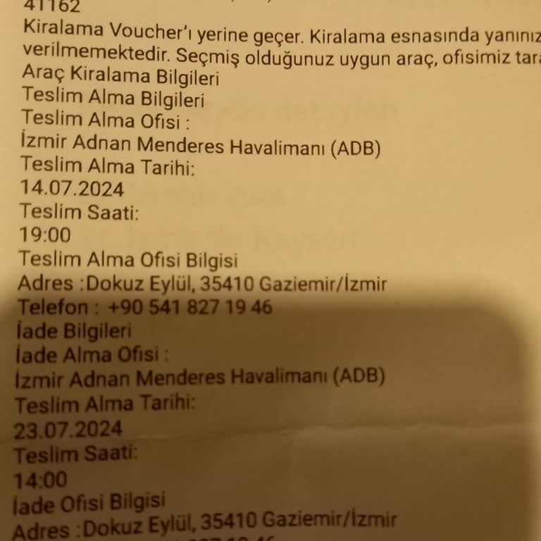 Obilet Üzerinden Araç Kiralama Ve Teslim Alamama