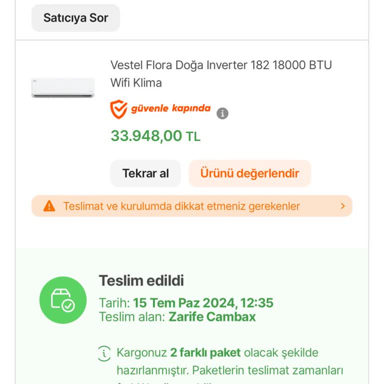 Vestel Montaj Süreleri Çok Uzun