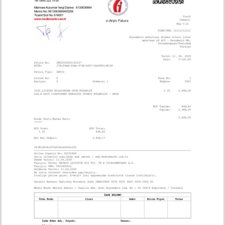 Media Markt Sorumsuzluğu İlgi Alaka Sıfır