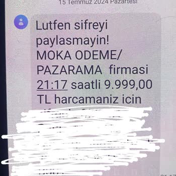 Moka Pazarama Tarafından İzinsiz Kartımdan Para Çekilmesi Mağdurum
