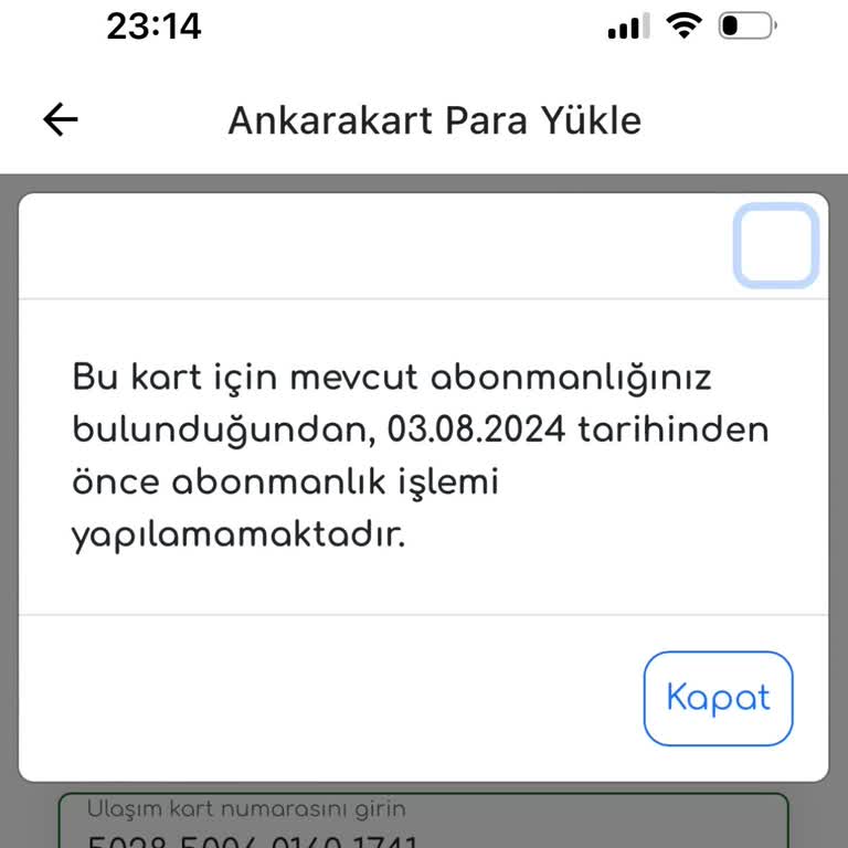 Egocepte Abonman Yüklemesi