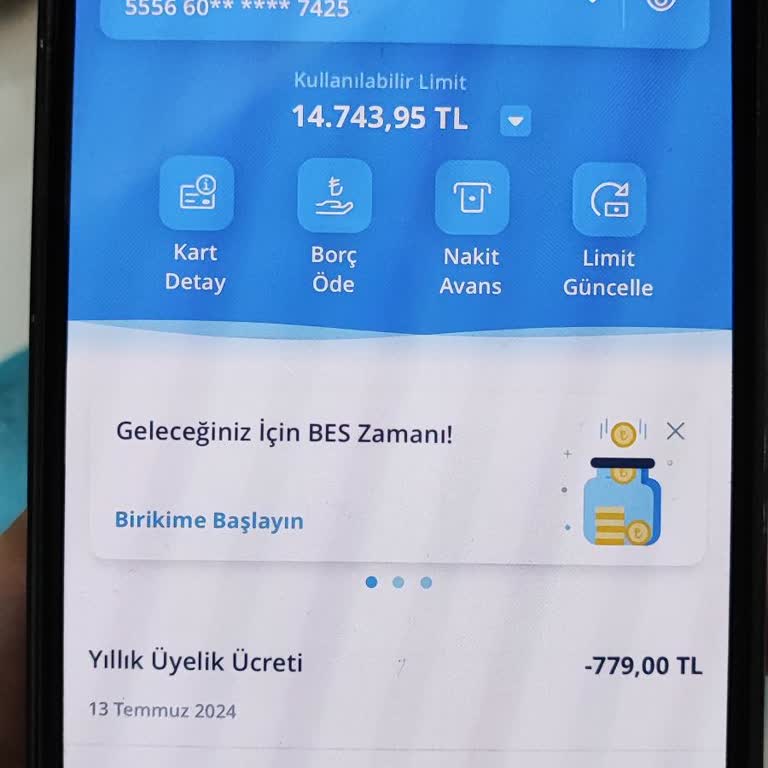 Denizbank Yıllık Kart Ücreti