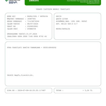 Vodafone Fatura Hatası Ve Çözüm Eksikliği