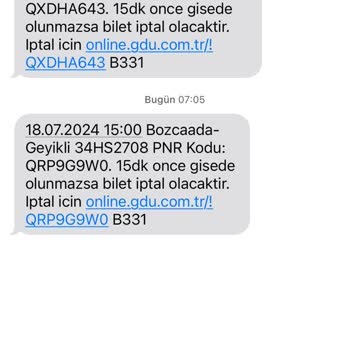 Gestaş Deniz Ulaşım Online Bilet Fiyat Farkı Mağduriyeti