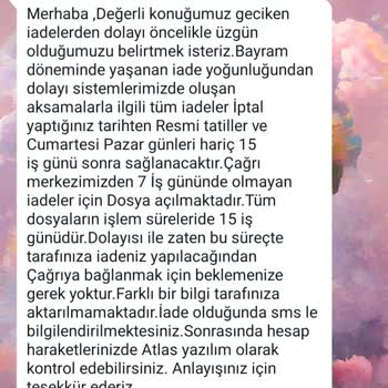 Metro Turizm Para İadesi Yapmadı