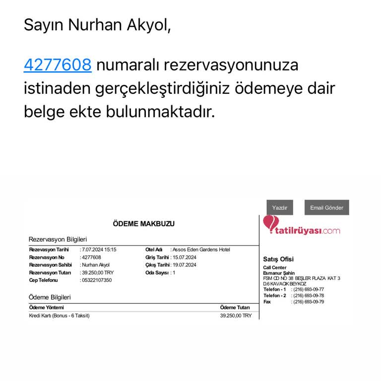 Tatil Rüyası Firmasından Şikayetçiyim, Cenaze Var Diyorum!