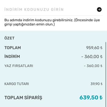 Watsonsın Appe Özel İndirimi Uygulanmıyor!
